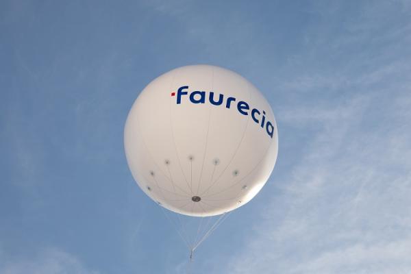 Balloon with Faurecia logo